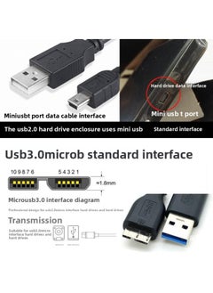 Generic Notebook Box 2.5 "usb2.0 Mobile External SSD Solid State Mechanical Shell Haoge-Capacity:Dark Gray Usb2.0 With Storage Bag  - Image 4