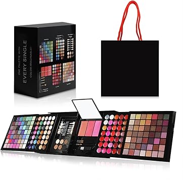 VIOLA HOUSE 177 Colors Eyeshadow Palette with Mirror Applicators All in One Makeup Kit for Women MultiColour Makeup Set Suitable for Blush Eyeshadow Lipstick Eyebrows - Image 1