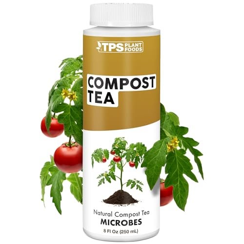 TPS NUTRIENTS Compost Tea, Boosts Microbial Activity in Gardens for All Plants, 8 oz (250mL) - Image 1