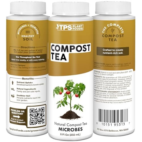 TPS NUTRIENTS Compost Tea, Boosts Microbial Activity in Gardens for All Plants, 8 oz (250mL) - Image 5