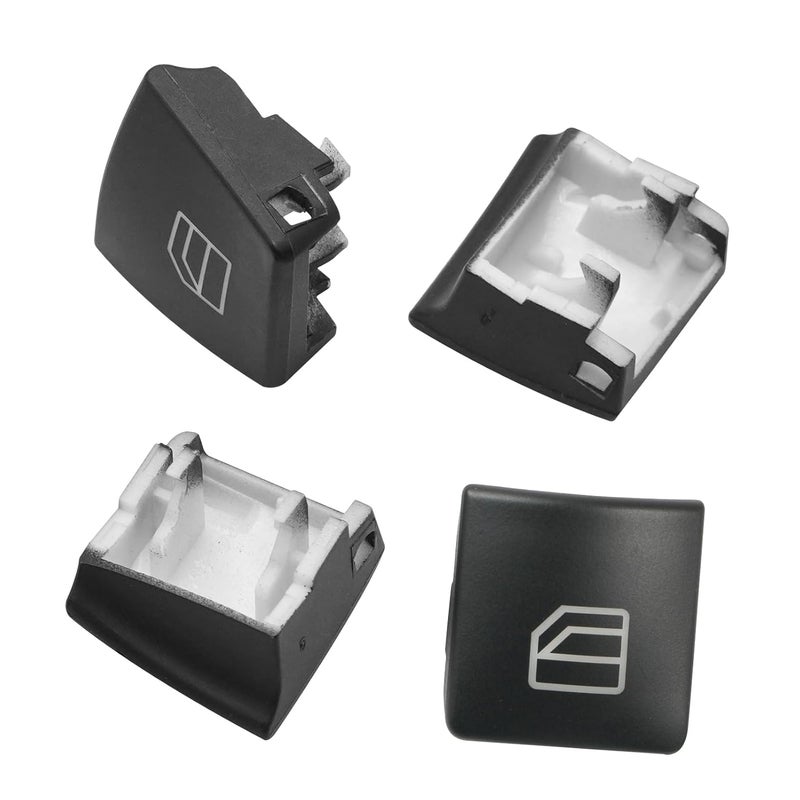 Jaronx for Mercedes Benz Window Switch Button Covers,Power Window Control Switch Buttons for Mercedes Benz C-Class W204 C230 C280 C300 C350, E-Class W212,GLK-Class X204 GLK350 - Image 1