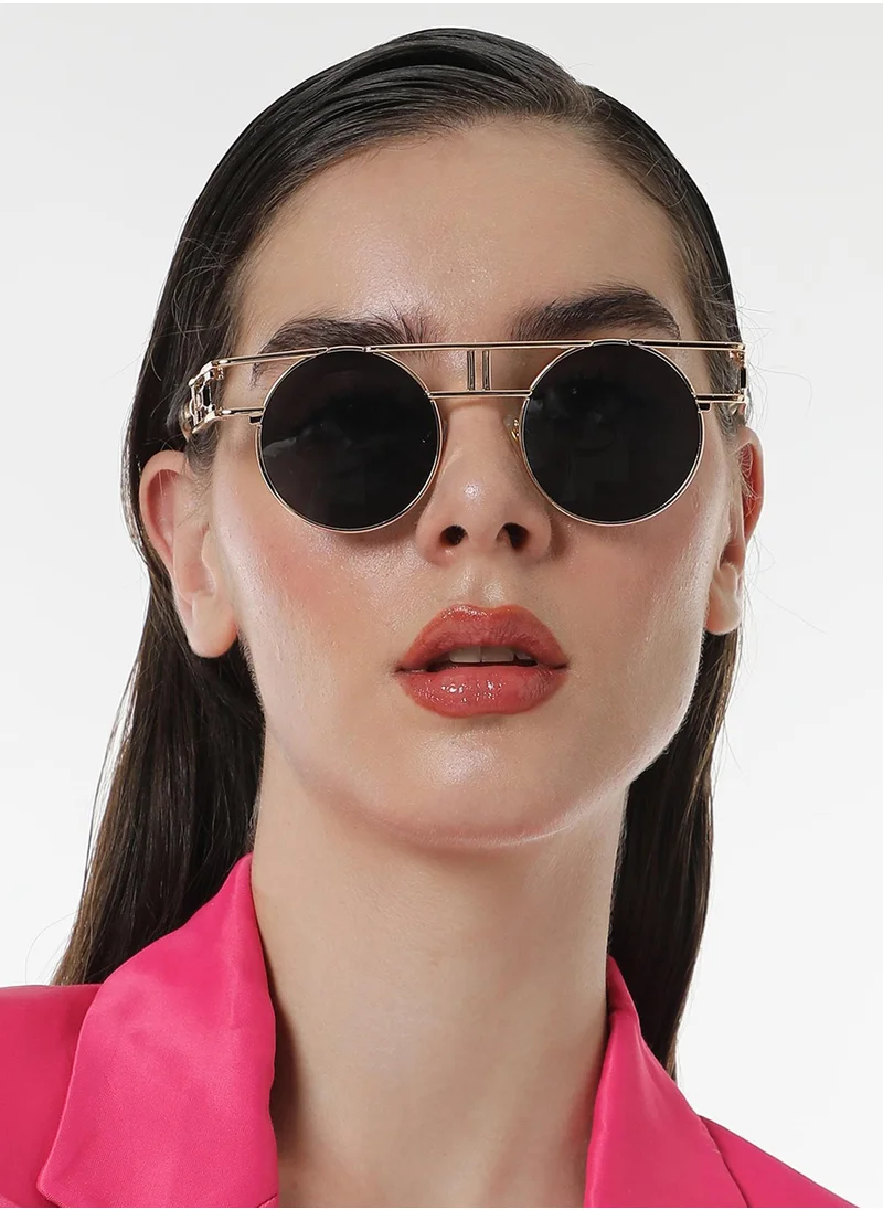Haute Sauce The Indie Round Sunglasses - Midnight Black