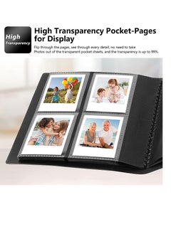 BIGTHREE 160 Pockets Mini Photo Album for Fujifilm Instax Mini Camera, for Polaroid Snap, for Z2300, for SocialMatic Instant Cameras & for Zip Instant Printer,with 50 Colorful Stickers (Black)  - Image 5