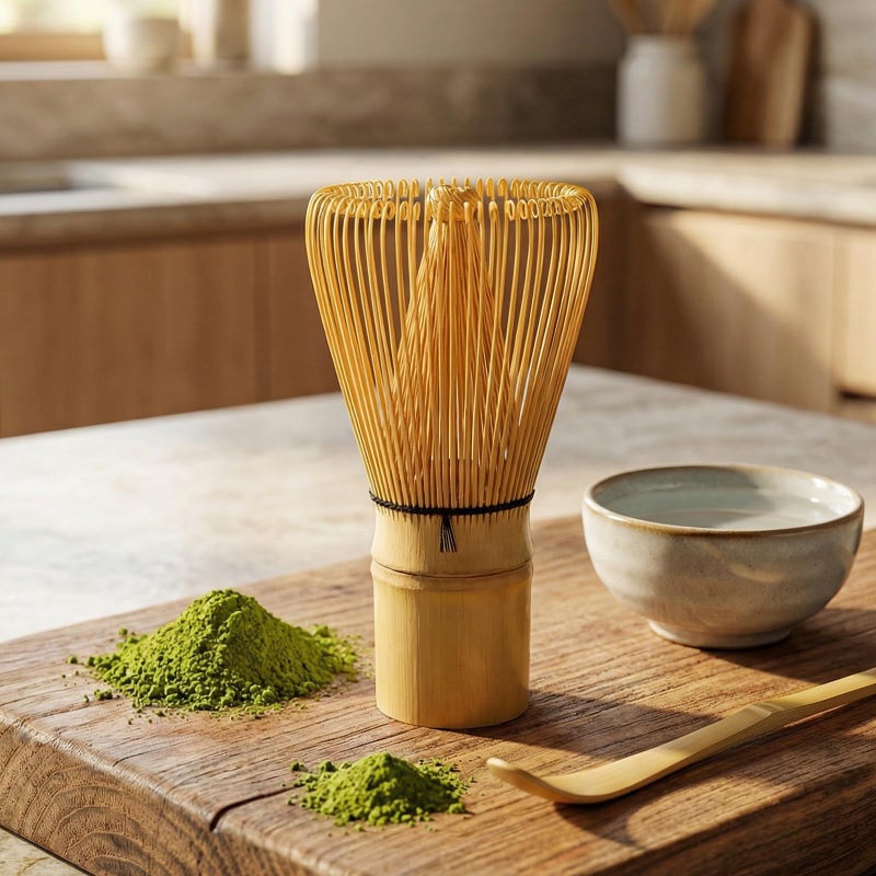 Clay&Fire Matcha Whisk, Handcrafted Bamboo Whisk for Matcha Powder, Traditional Japanese Chasen for Matcha Stirrer, 100% Natural Matcha Wisk - Image 5