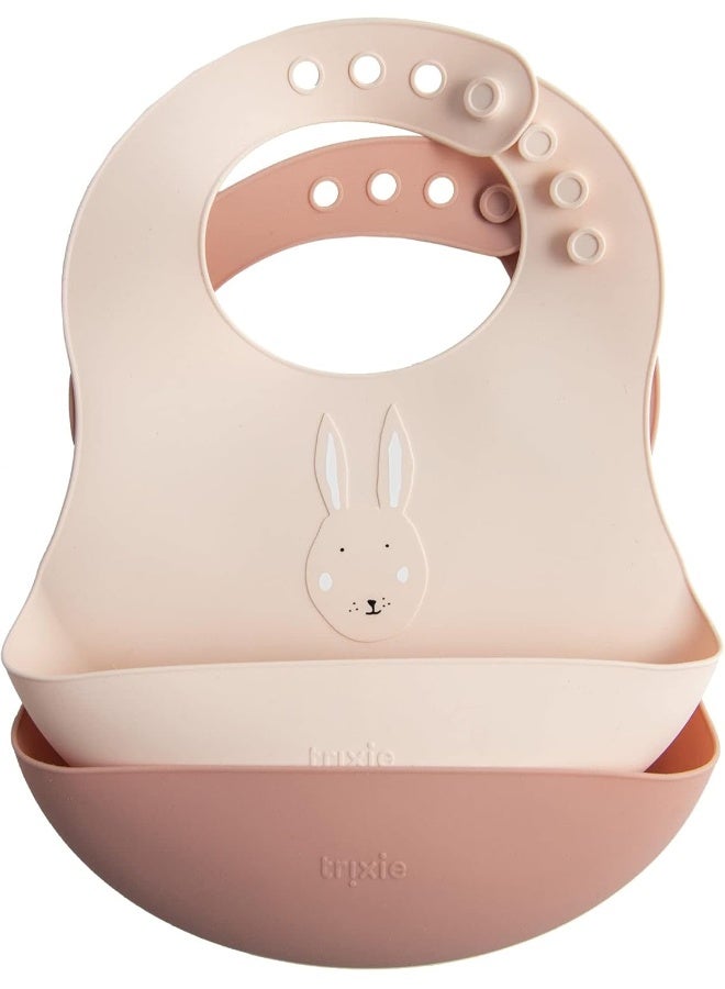 Trixie Silicone bib 2-pack - Mrs. Rabbit - Image 4