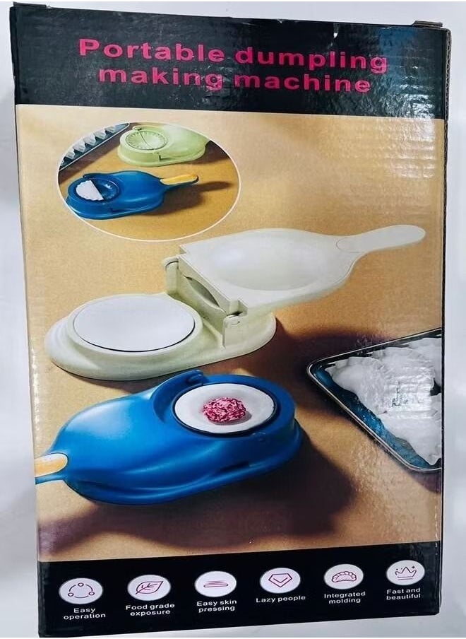 Generic - 2 in 1 Dumpling Skin Maker Manual Dumpling Wrappers Maker Press Portable Hand Tortilla Pie Maker Dumpling Making Gyoza Wrapper Tool for Home Kitchen Baking - Image 1