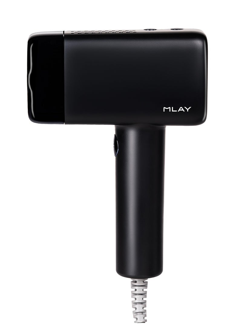 MLAY T14 Pro Black With Smart AI Skin Sensor | ICE Cooling Touch | Replaceable Lamp Heads | FDA, ISO & NILES Certified | 24-Month Warranty | Ultra-Fast & Painless - Image 2