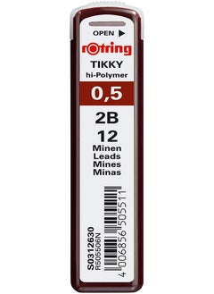 Rotring Tikky Mechanical Pencil Lead 0.5Mm Hb, 12 Lead (R505 508 Hb)  - Image 3