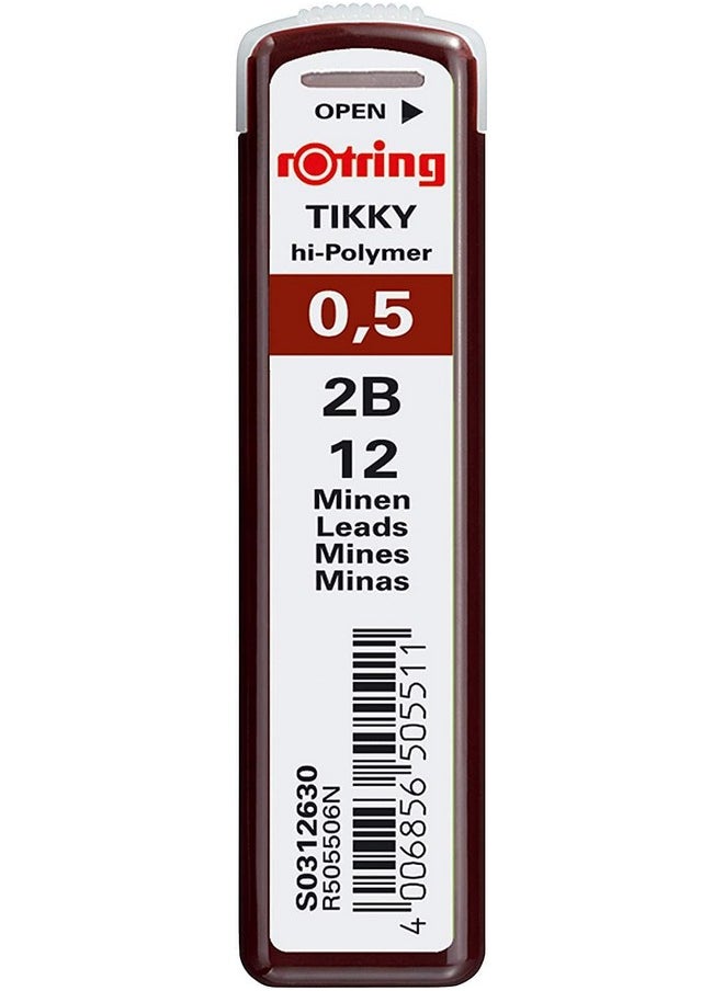 Rotring Tikky Mechanical Pencil Lead 0.5Mm Hb, 12 Lead (R505 508 Hb)  - Image 3