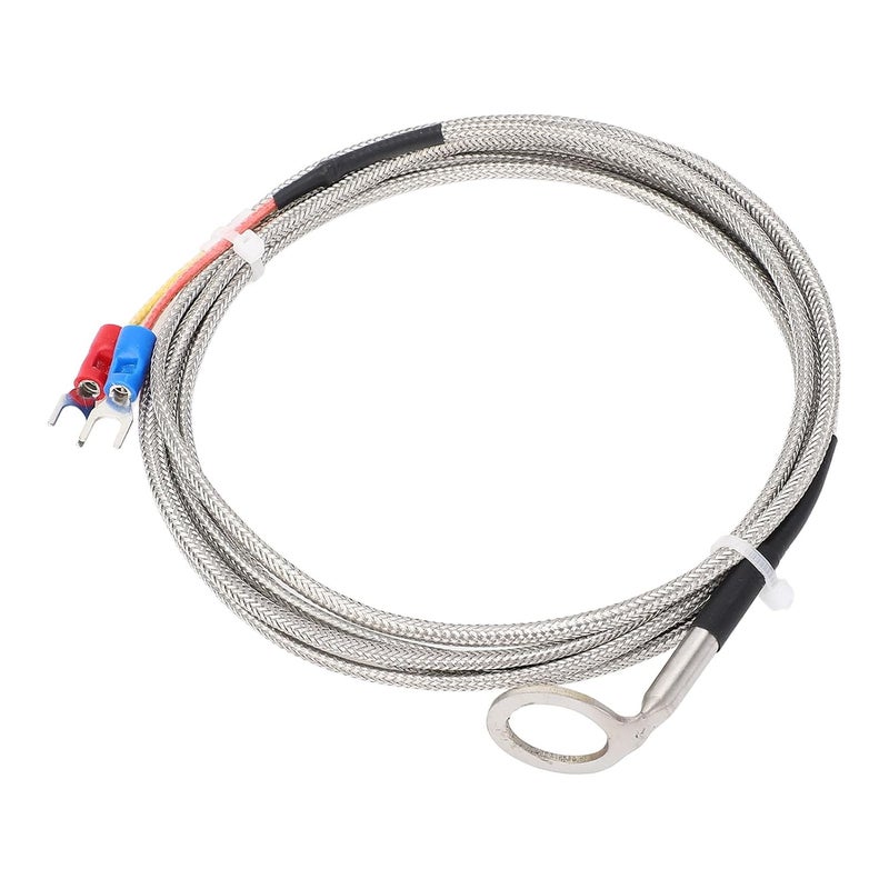 Durability enhanced K Type Thermocouple Sensor Bend Probe Temperature Probe, Stainless Steel Cylinder Head Temp Sensor for Automotive Engine CHT Measurement with 14mm ID Washer, Metal Woven Wire Local supply chain stock Confirmed available stock Changing environment compatible Dispersed regional warehouses Gulf mainstream practical design Climate adapted delivery plan Long lifespan Low maintenance Fast warehouse picking All space matching look Upgraded general material Natural material Easy clean surface Global trendy simple build Timely planned dispatch Riyadh Jeddah Dammam ship Carefully engineered build Set product combo compatible Consistent single item quality Regular scheduled transit Temp & permanent project compatible Minimal design Personal & public compatible Cost effective fine quality - Image 1