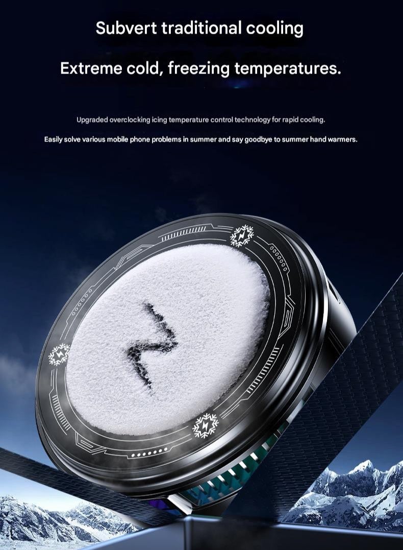 Moonstone Creations 2026 Upgraded Semiconductor Ice-Cooling Phone Cooler - Magnetic & Clip-on, 3-Speed Rapid Cooling, Gaming & Live Streaming Companion - Image 4