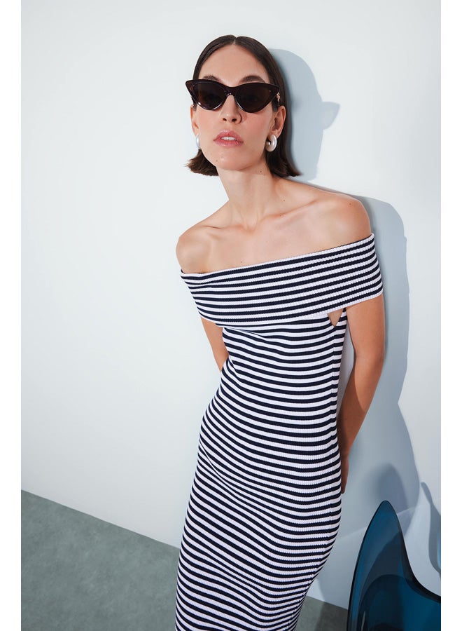 Woman Tricot Fitted Dress