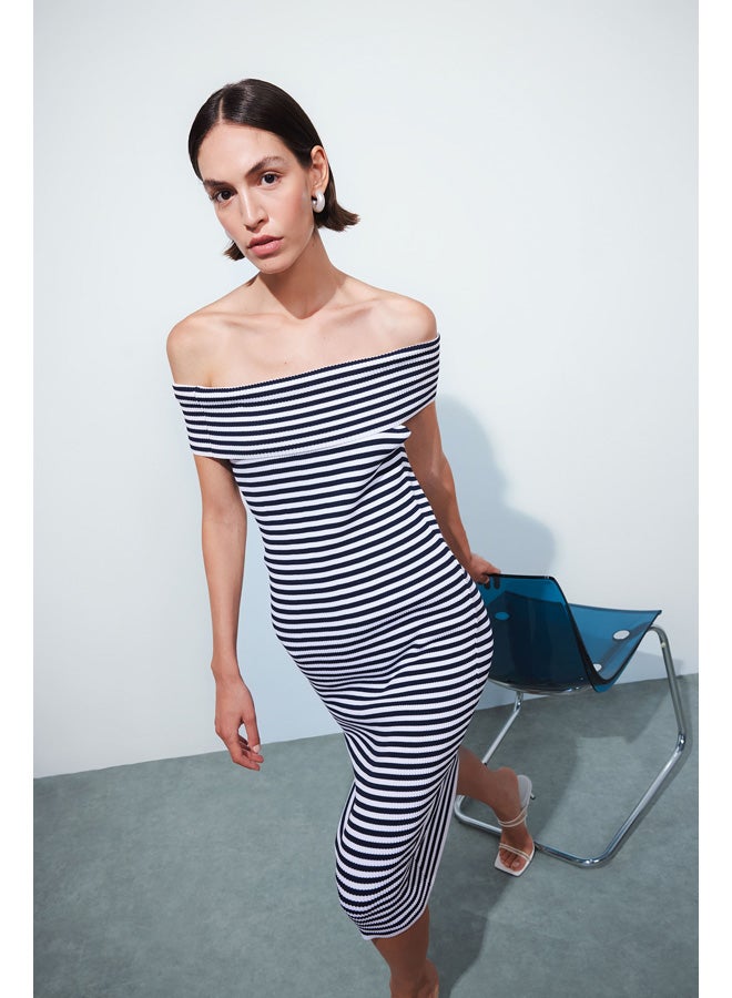 DeFacto Woman Tricot Fitted Dress  - Image 5