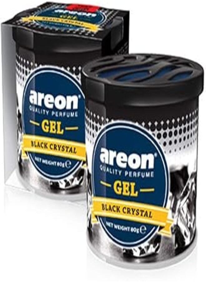 Areon AREON Gel Can Car Scent - Black Crystal, Pack of 1, GCK12 