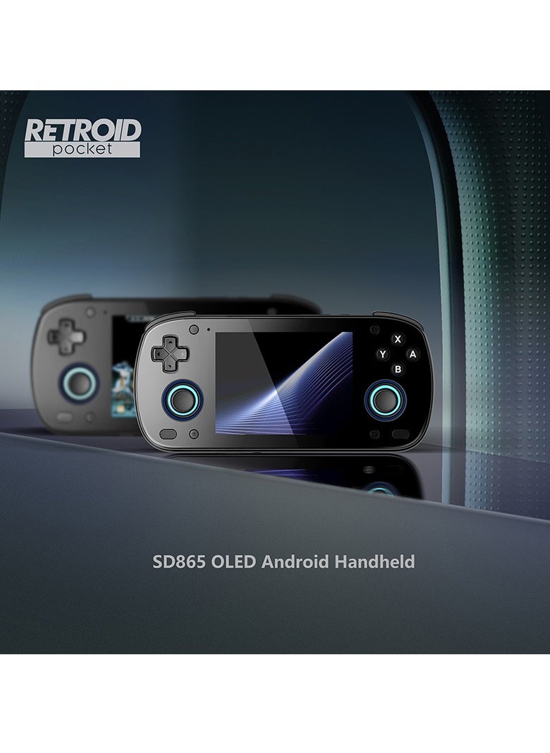 Retroid Pocket MINI Portable Retro Console Android 6GB 128GB Adreno 650 WiFi Bluetooth 3D illuminated Hall Sticks 3.7 Inch AMOLED Touchscreen Type C OTG Connection 4000mah 27W Fast Charge Built In Official OTA (W  - Image 3