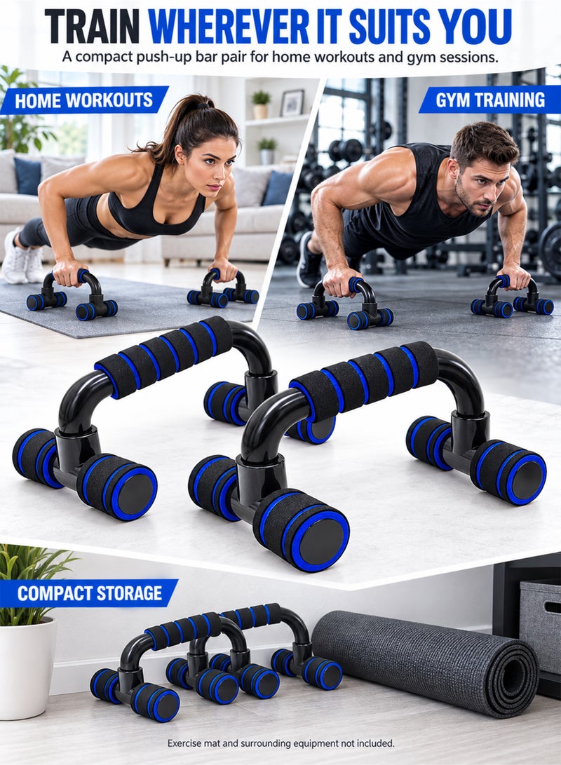 PRO ACTION Push-Up Bars with Non-Slip Foam Handles for Arm, Chest and Shoulder Training, Fitness Press Up Stand for Home Gym - Image 5
