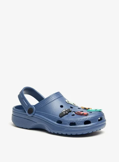 أكوا Boys Cars Applique Detail Clogs