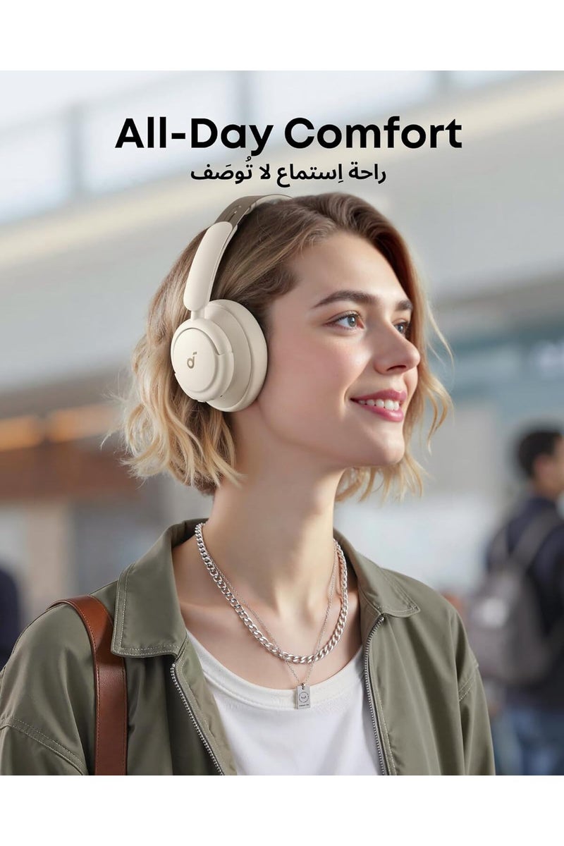 soundcore Q30 by Anker, Hybrid Active Noise Cancelling Headphones with Travel Pouch, Multiple Modes, Hi-Res Audio, Custom EQ via App, 50H Playtime, Comfortable Fit, Bluetooth, Multipoint Connection - Image 5