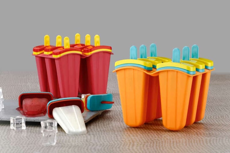 Sygnius Candy Maker Popsicle Molds Sets 6 Ice Pop Makers Reusable Ice Lolly Cream Mold HomeMade Popsicles Mould Tray - Image 2