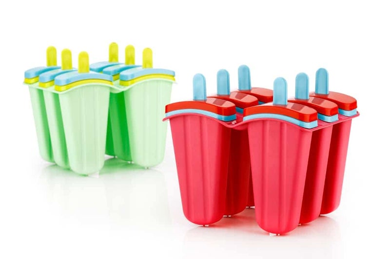 Sygnius Candy Maker Popsicle Molds Sets 6 Ice Pop Makers Reusable Ice Lolly Cream Mold HomeMade Popsicles Mould Tray - Image 1