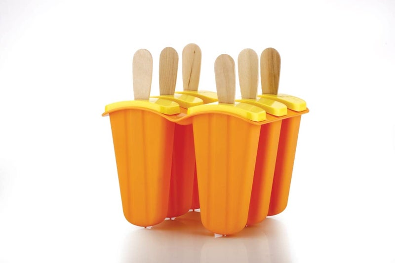 Sygnius Candy Maker Popsicle Molds Sets 6 Ice Pop Makers Reusable Ice Lolly Cream Mold HomeMade Popsicles Mould Tray - Image 3