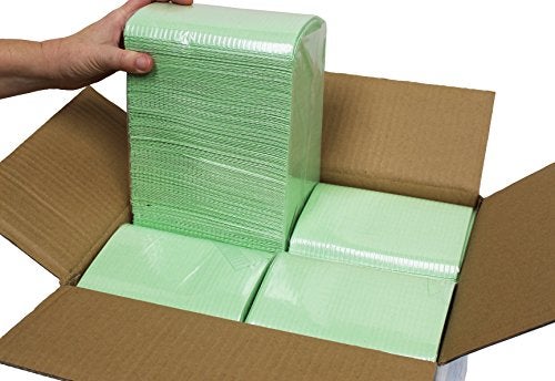 Adenna Dental Bibs/Lap Cloths BIB743G - Disposable, Green, Case of 500 - Image 4