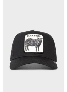 The Black Sheep Cotton Mesh Detailed Animal Patterned Hat Unisex Hat 1010380