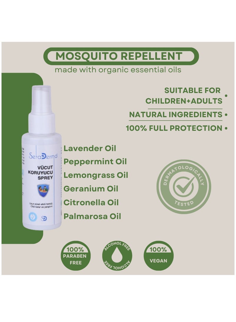 3E POTENS SERADERMA 100% NATURAL MOSQUITO REPELLANT SPRAY MADE WITH ESSENTIAL OILS - Image 2
