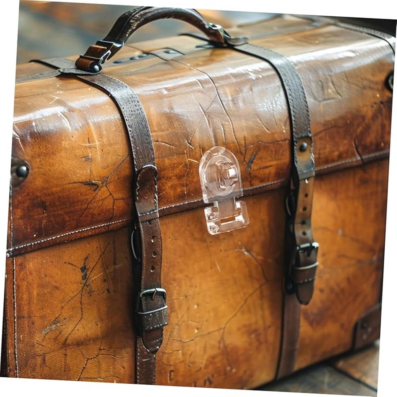 10 Sets Clear Acrylic Hinge Locks Flat Hasps For Jewelry Box Storage Organizer - Image 5