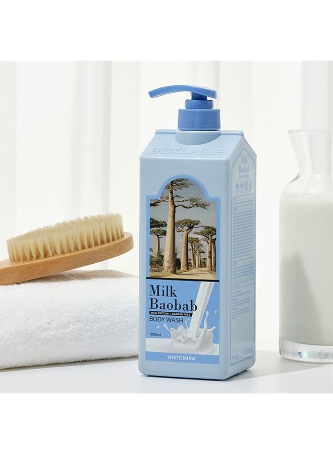 Milk Baobab White Musk Body Wash 1+1 500ml/16.90 fl oz (Pack of 2) - Image 2