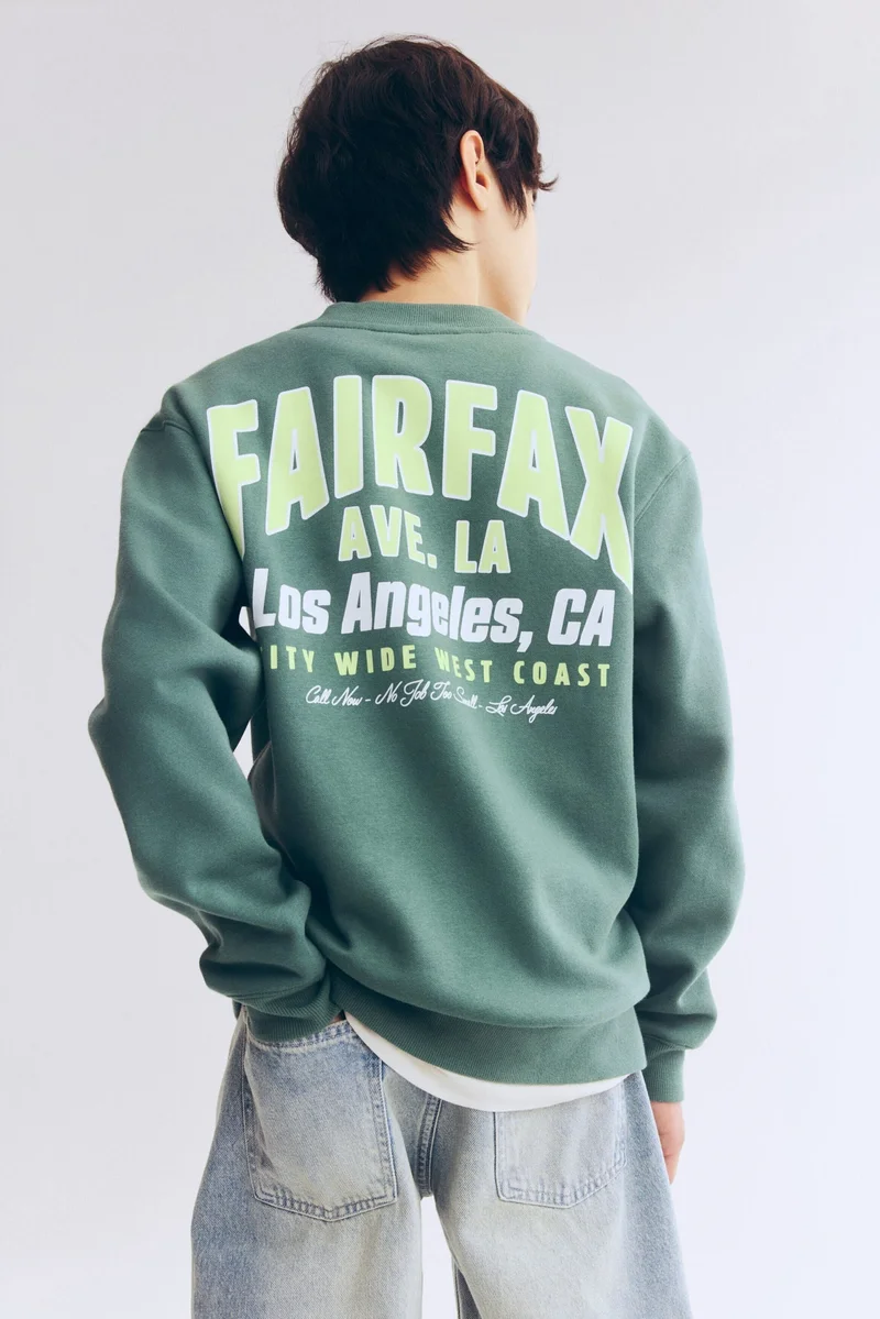 H&M Print-motif sweatshirt