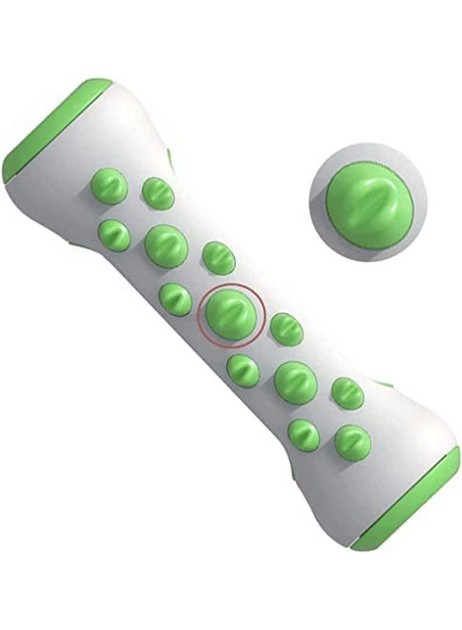 Pet Dog Chew Toys Aggressive Chewers Teeth Cleaning Oral Toothbrush Rubber Bone - Color May Vary - Image 2