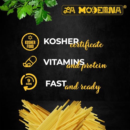 LA MODERNA, Vermicelli Pasta, 7 oz (Pack of 1) | Enriched Durum Wheat Semolina | Kosher, Non-GMO, Iron and Vitamin-Fortified | Thin Vermicelli Noodles for Soups, Broths, and Quick Meals - Image 3