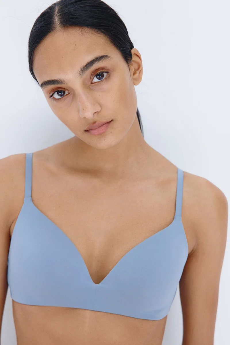 H&M Padded non-wired microfibre bra