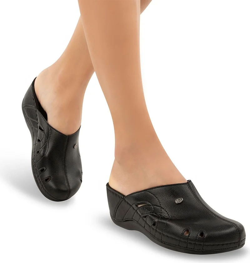 MUYA Orthopedix Gola Anatomical Four Seasons Women's Wedge Heeled Sabo Slippers 31147