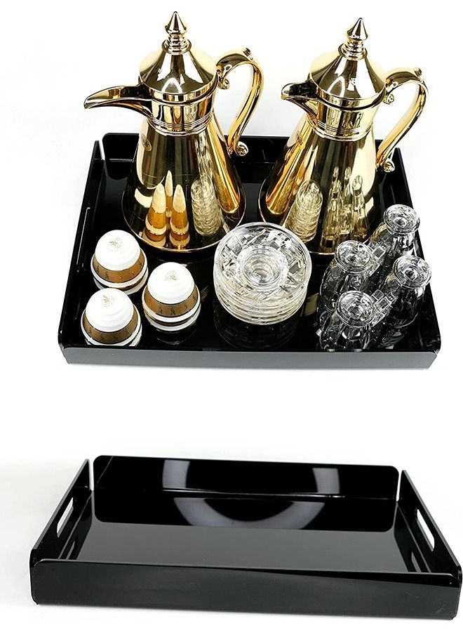 LAMSIT IBDAA Black Acrylic Tray (Black 40x30x5 cm) - Image 5