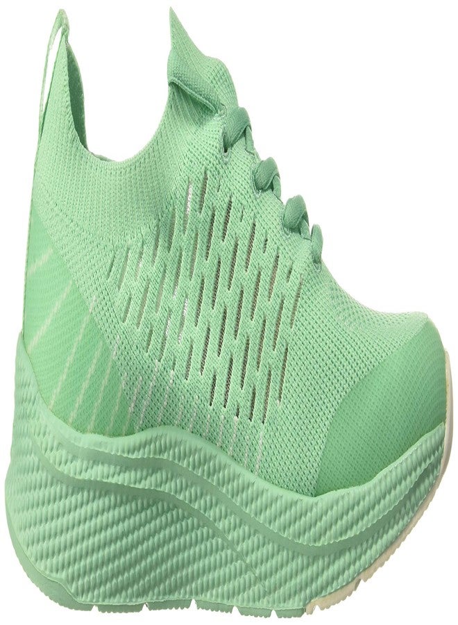 Fila Girl's Pattoy W Grn Ash/Wht Running Shoes-5 UK (11008403) - Image 4