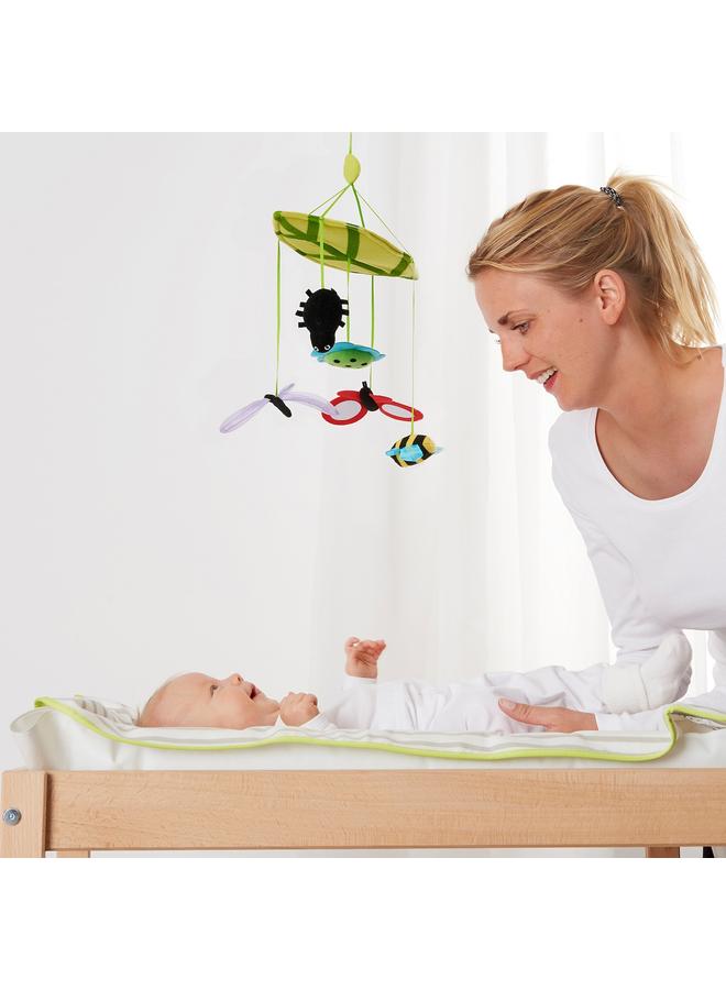 erorex Changing table, beech/white, 72x53 cm - Image 5