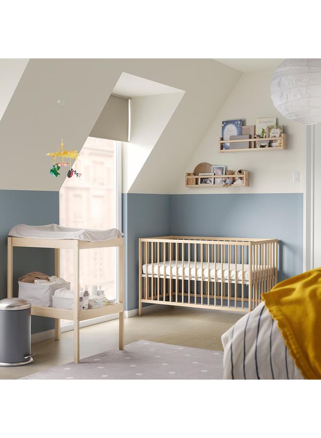 erorex Changing table, beech/white, 72x53 cm - Image 3