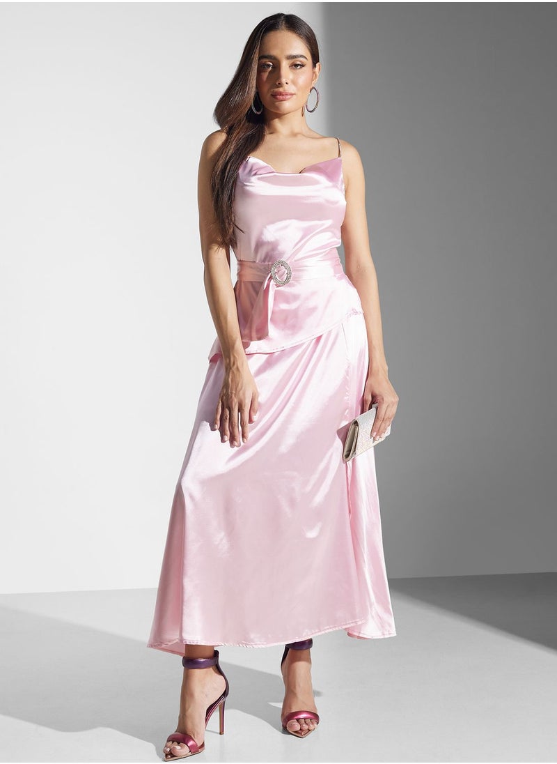Ella Limited Edition - Strapy Long Slit Dress - Image 1