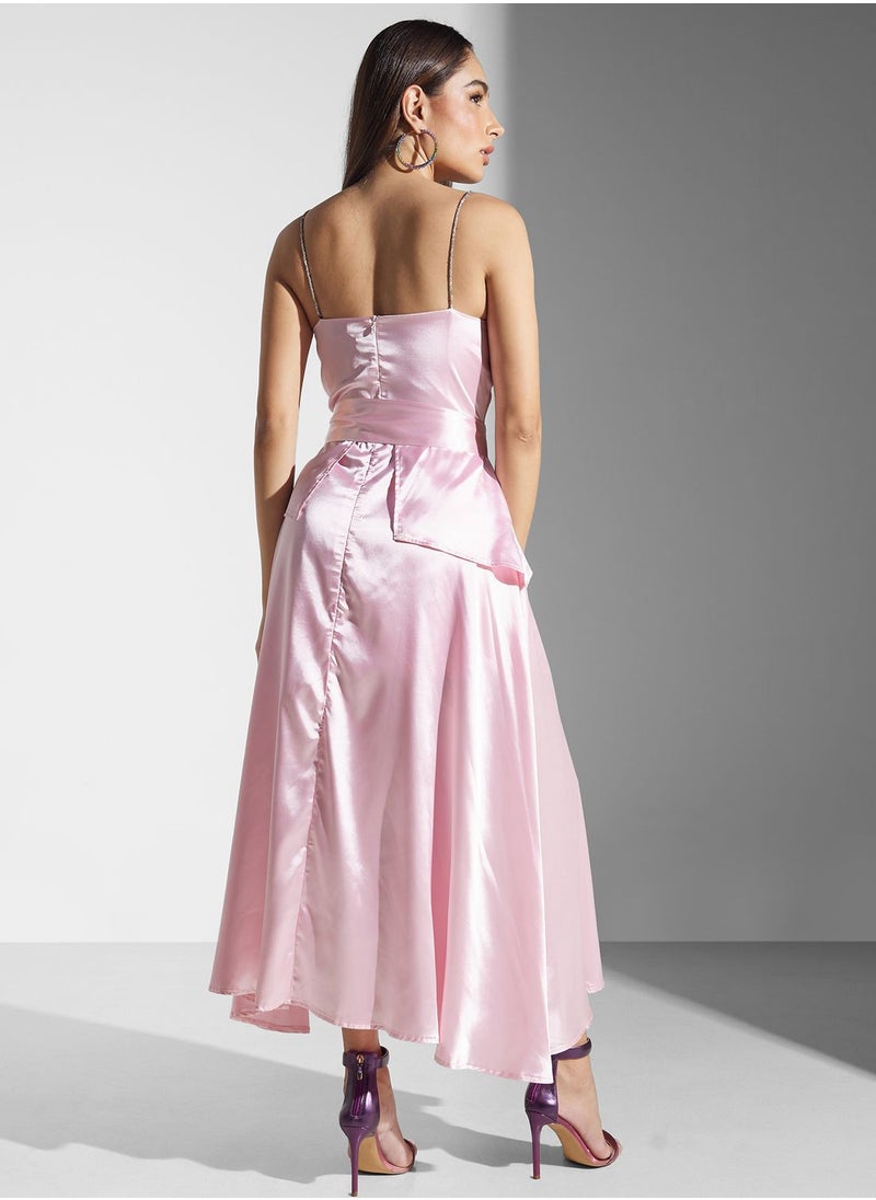 Ella Limited Edition - Strapy Long Slit Dress - Image 1