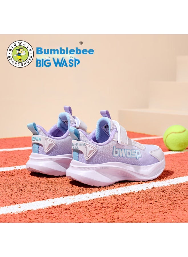 Big Wasp Kids Boys Sports Shoes Girls Casual Shoes D102531683g Nebula Purple (double Mesh) Size 38