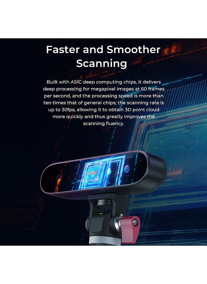 Creality 3D - CR-Scan Ferret 3D Scanner Portable and Handheld 30fps Scan Speed Dual Mode Scanning Full-color Textures Support Powered by Phone Compatible With Android (Partial Version) Windows System - Image 1