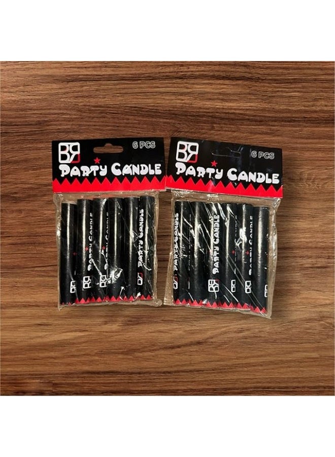 Birthday party candle black color - Image 3
