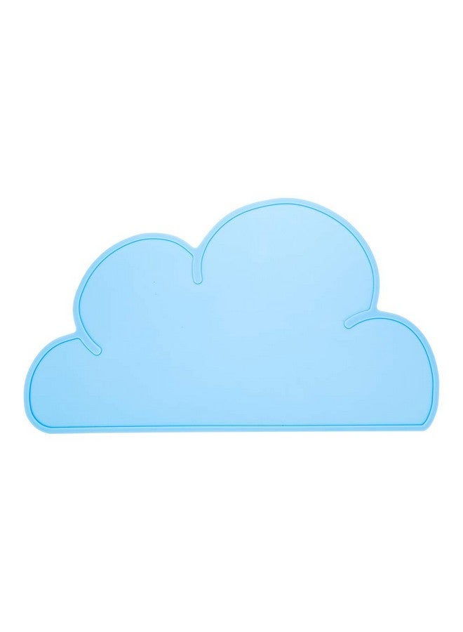 ريستورنت وير مفرش طعام سيليكون على شكل سحابة من ريستورانت وير - أزرق - مانع للانزلاق - سهل التنظيف - يحمي سطح الطاولة - رائع للرضع والأطفال الصغار - 18 3/4 بوصة × 10 1/2 بوصة - علبة واحدة - Image 1