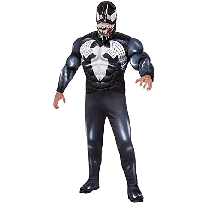 MARVEL MEN'S UNIVERSE VENOM COSTUME, MULTI, STANDARD - Image 1