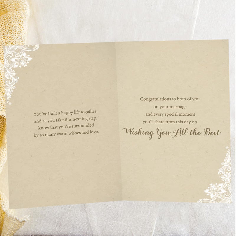 OJsensai Wedding Congratulations Card & Gifts for Bride and Groom Newlyweds Coupleï¼ŒSpecial Wedding Day - Image 2