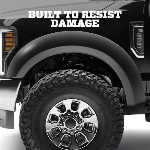 BDFHYK Husky Liners Fender Flares ExtendAFender Style  Fits 20192026 GMC Sierra 1500  Front  Rear 4pc Black  2804981 - Image 4