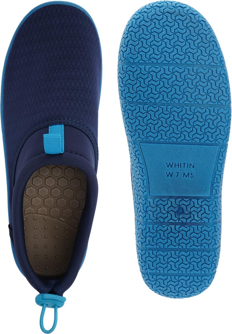 WHITIN Water Shoes for Men Quick Dry Swim Barefoot Aqua Socks Beach Minimalist Comfort Surfing Athletic Boating Running River Sneaker Blue - Image 3