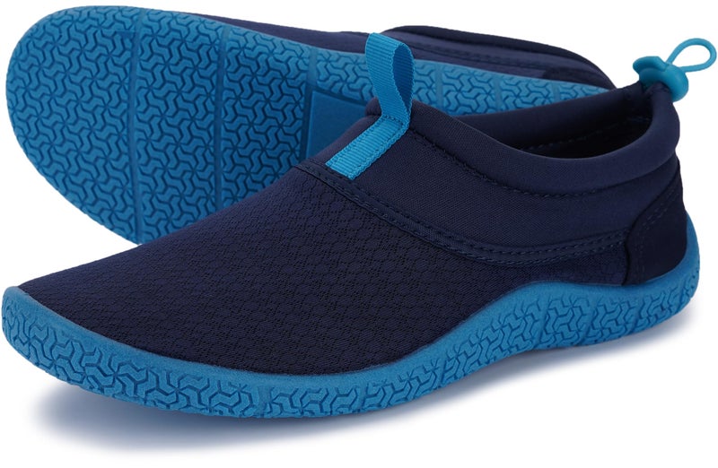 WHITIN Water Shoes for Men Quick Dry Swim Barefoot Aqua Socks Beach Minimalist Comfort Surfing Athletic Boating Running River Sneaker Blue - Image 1